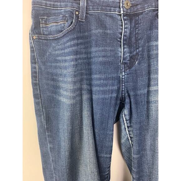 Levis Womens Mid Rise Skinny Jeans Size 14 Denim Blue Casual Wear - Picture 3 of 5